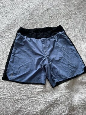 On Cloud Men's Light Blue Lightweight Athletic Running Shorts